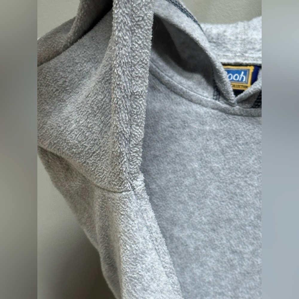 Vtg Y2K Tigger "Mr.Splendiferous" Fleece Embroidered Hoodie Grey/Blue Women's M - Picture 7 of 12